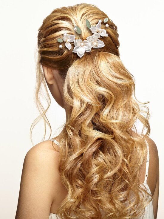 Camellia Flower Hair Pins Set | Vintage Hanfu Bridal Accessories main image 4